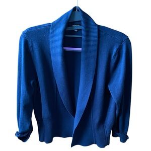 Premise Women's Navy Shawl Collar Cardigan
